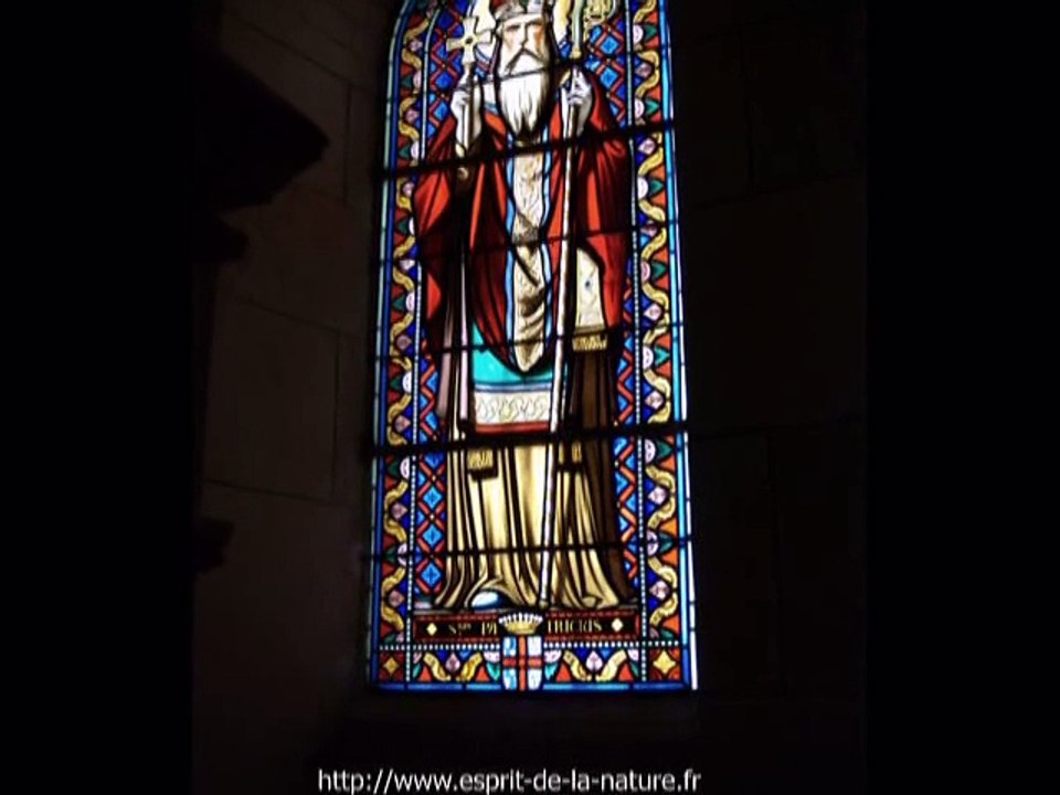 Eglise de St parize le Chatel géobiologie sacrée crypte