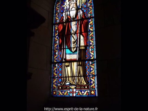 Eglise de St parize le Chatel géobiologie sacrée crypte