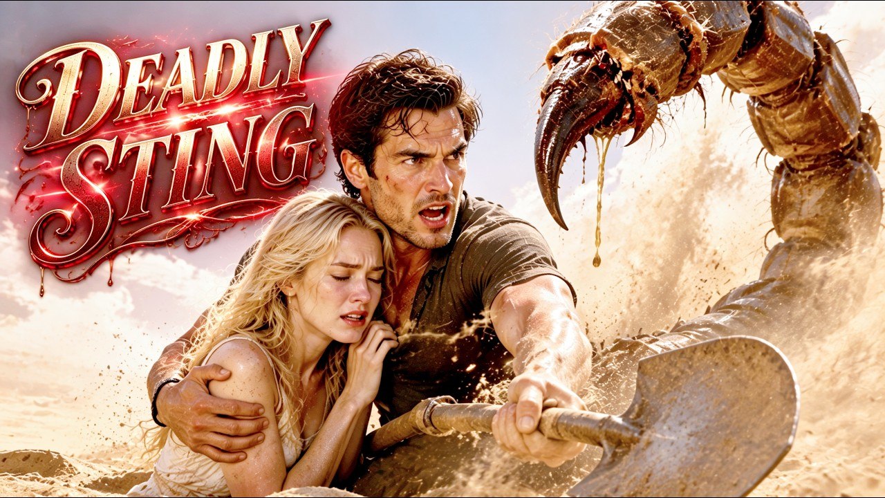 A giant armored scorpion erupts from the sand FULL MOVIES ENGLISH SUB