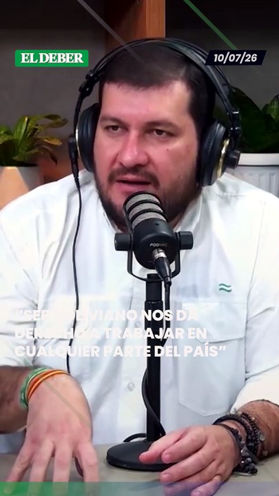 “Ser boliviano nos da derecho a trabajar en cualquier parte del país”