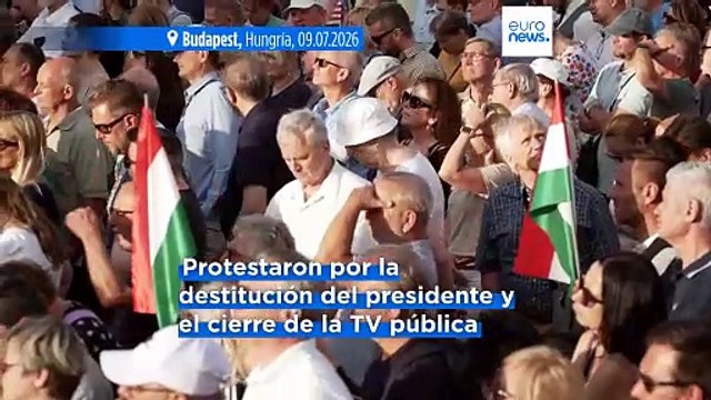 El partido de Orbán se manifiesta en defensa de la democracia, pero sin Viktor Orbán