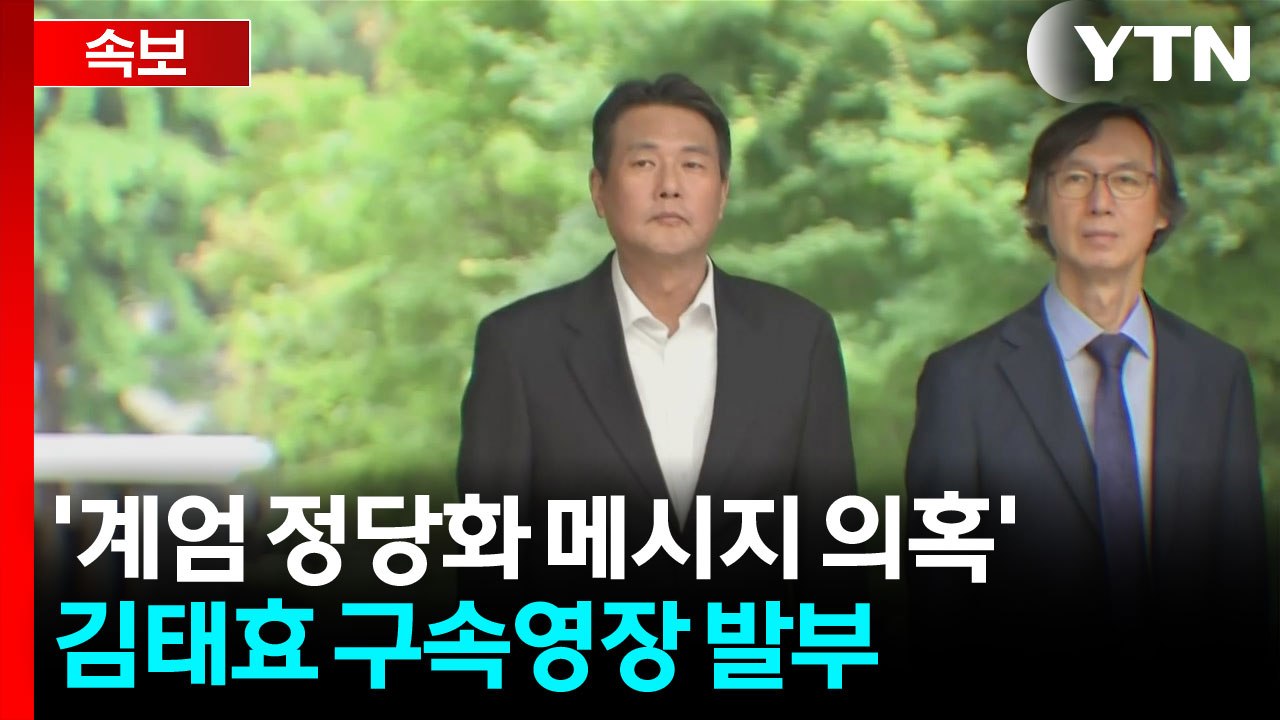 [속보] 법원, '계엄 정당화 메시지 의혹' 김태효 구속영장 발부 / YTN