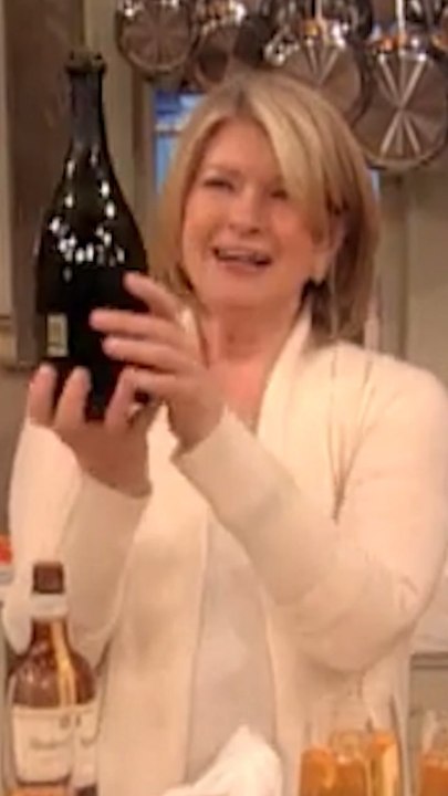 Martha Stewart Shows You How to Open a Champagne Bottle