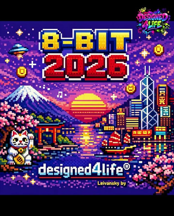 8 bit mix Chiptunes Sunset summer by Leivansky Designed4life