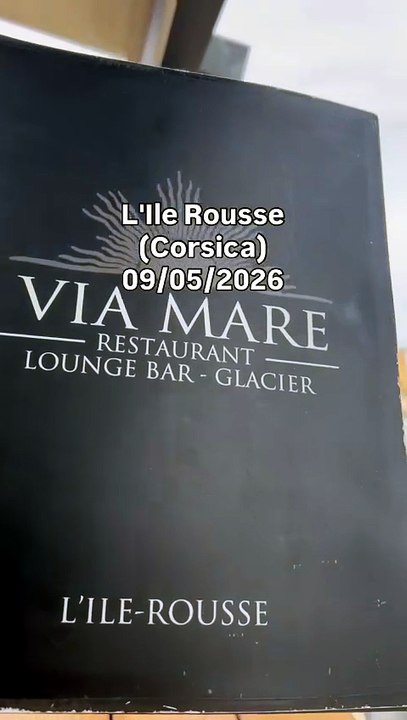 🌊 09 05 2026 Bar  Via Mare  à l'Ile-Rousse (Corse). Une magnifique vue sur la mer et les Ferry.mp4