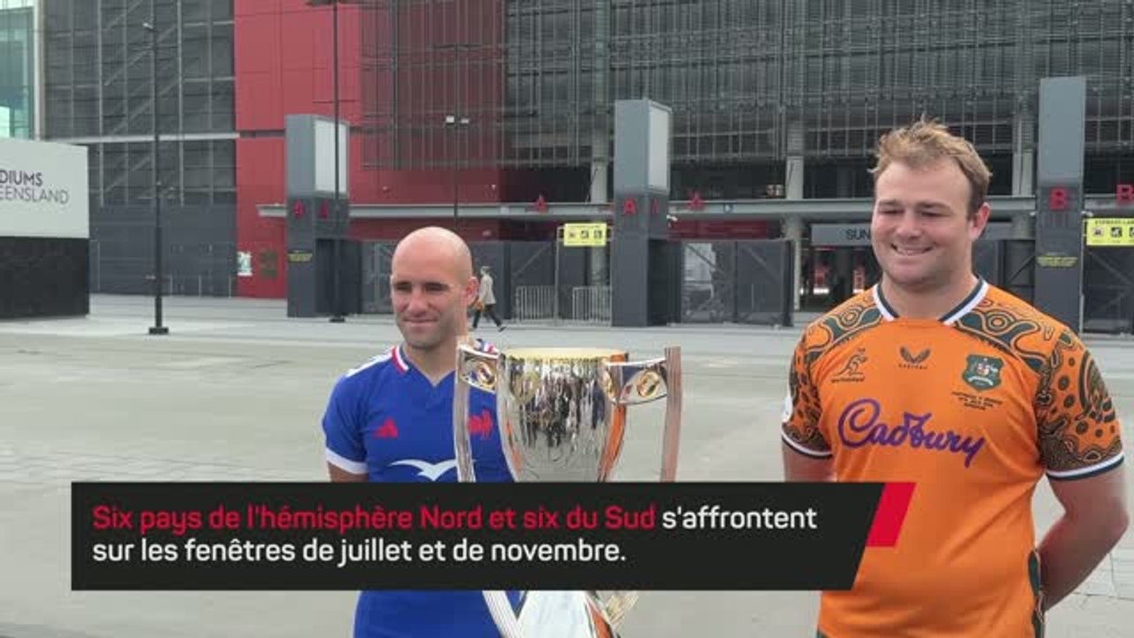 Championnat des nations - Lucu et Wilson posent avec le nouveau trophée