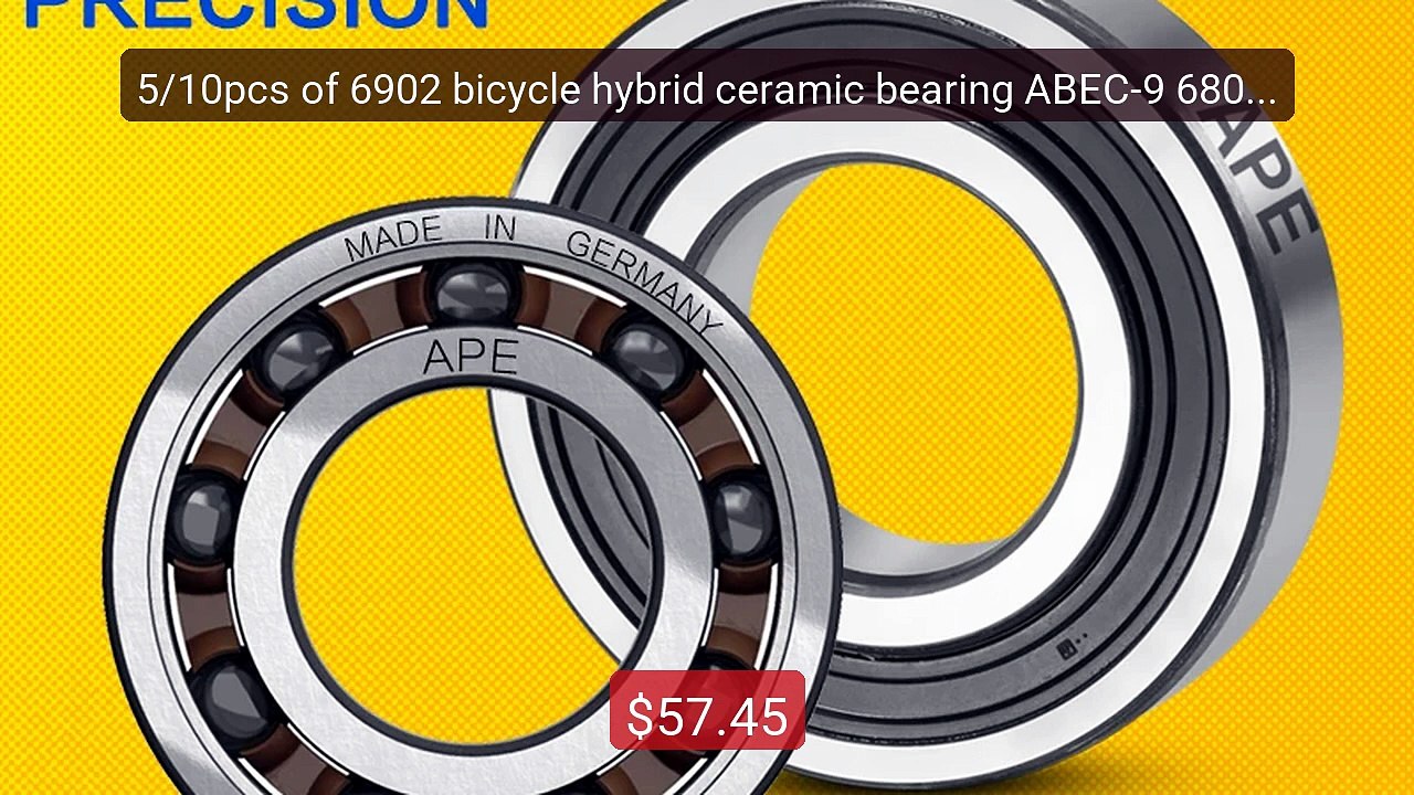 5/10pcs of 6902 bicycle hybrid ceramic bearing ABEC-9 6802 68... -- Amazing Value 2026 | Must Have!