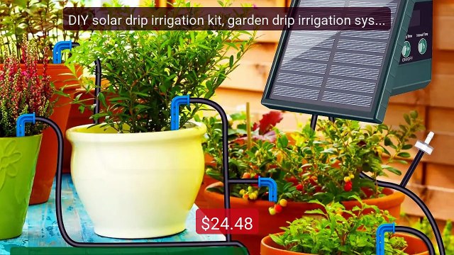 DIY solar drip irrigation kit, garden drip irrigation system, ... Hot Deal 2026 | Limited Offer!