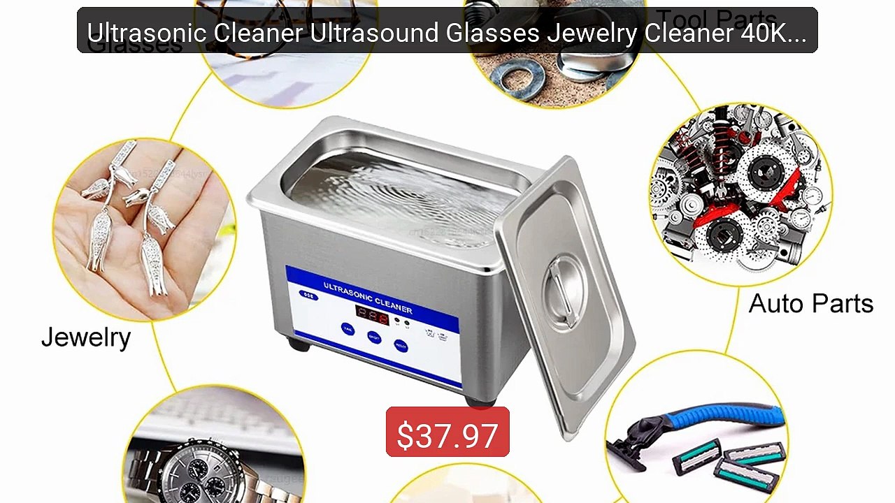 Ultrasonic Cleaner Ultrasound Glasses Jewelry Cleaner 40KHZ High Fr... -- Top Rated 2026 | Buy Now!