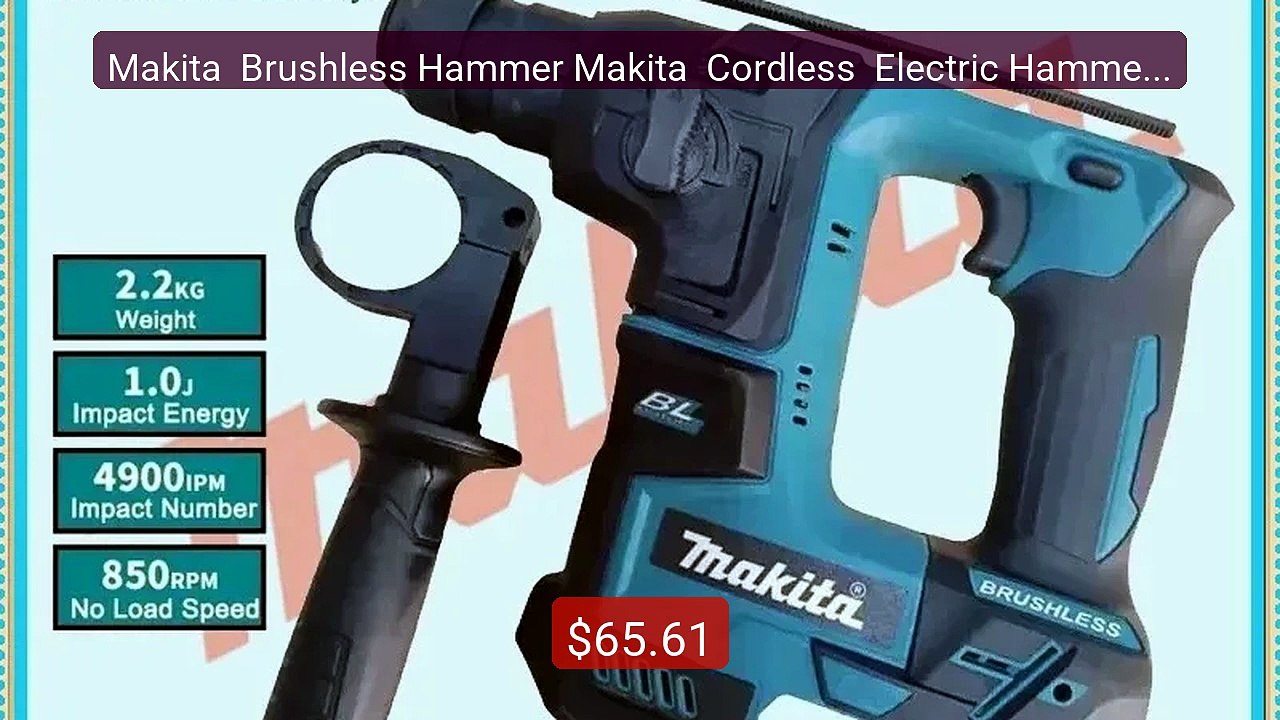 Makita  Brushless Hammer Makita  Cordless  Electric Hammer Wir... -- Best Buy 2026 | Great Quality!