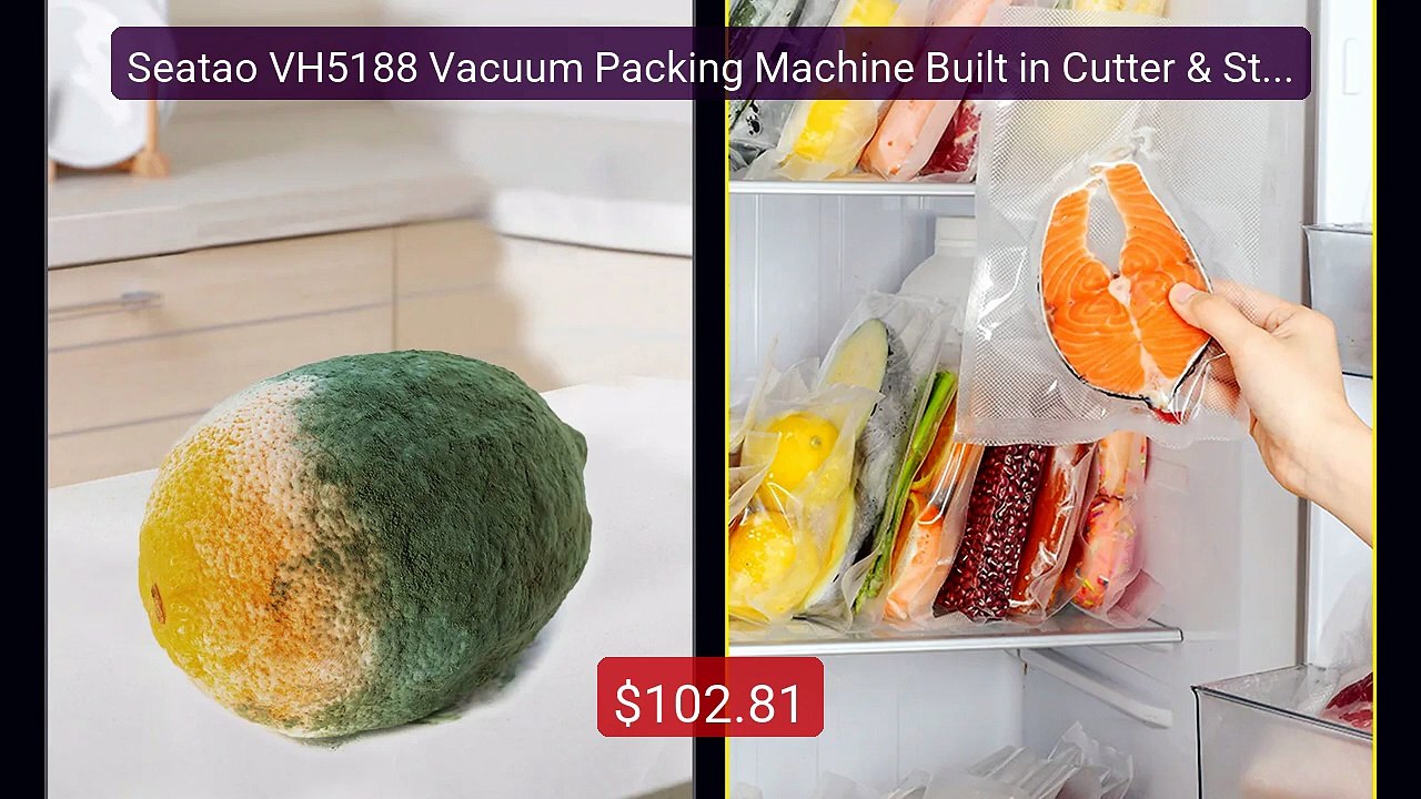 Seatao VH5188 Vacuum Packing Machine Built in Cutter & Storage Mult... -- Top Rated 2026 | Buy Now!
