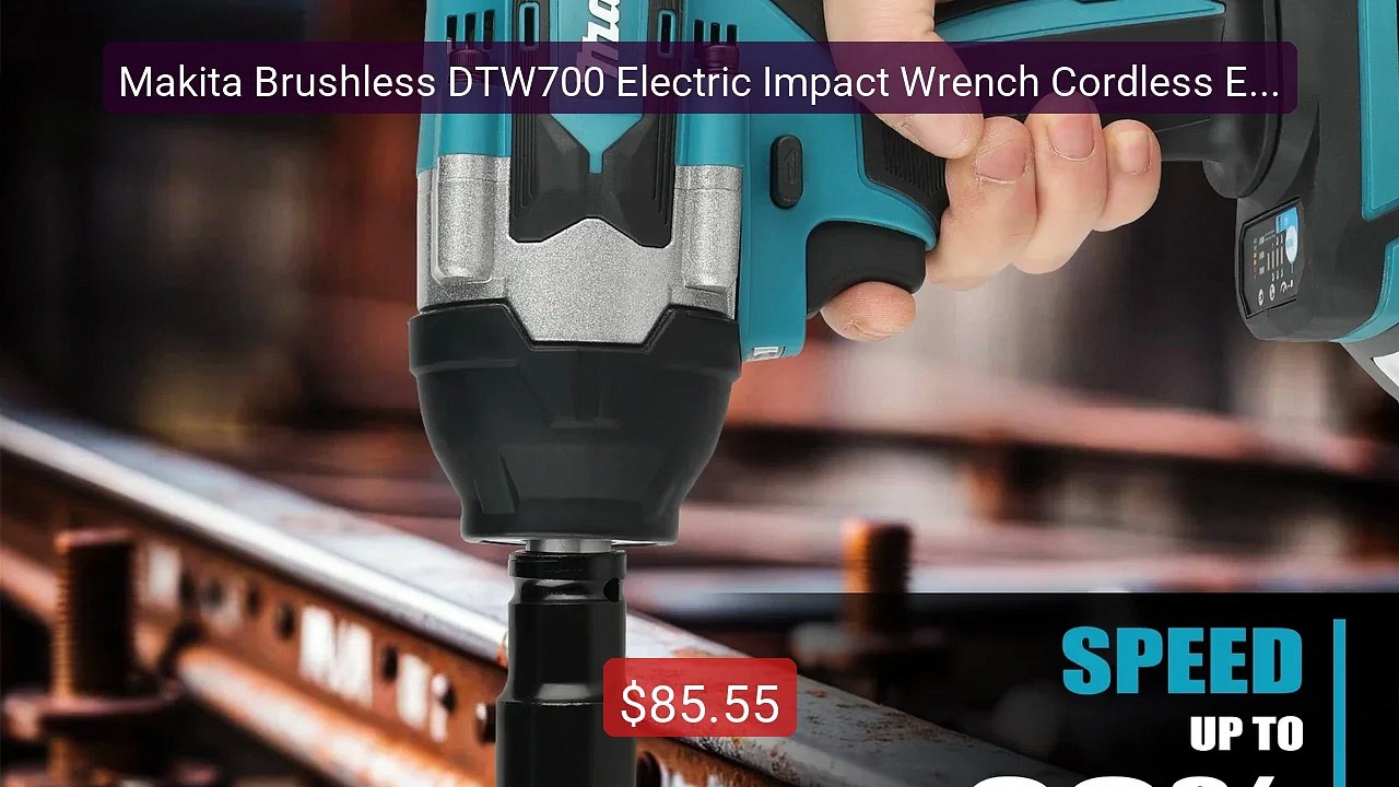 Makita Brushless DTW700 Electric Impact Wrench Cordless Ele... -- Top Pick 2026 | Unbeatable Price!