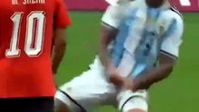 Cuti Romero enloquecido con el gol de Enzo Fernández
