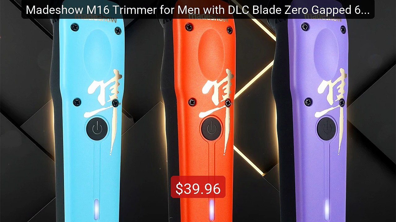 Madeshow M16 Trimmer for Men with DLC Blade Zero Gapped 6.5W ... -- Amazing Value 2026 | Must Have!