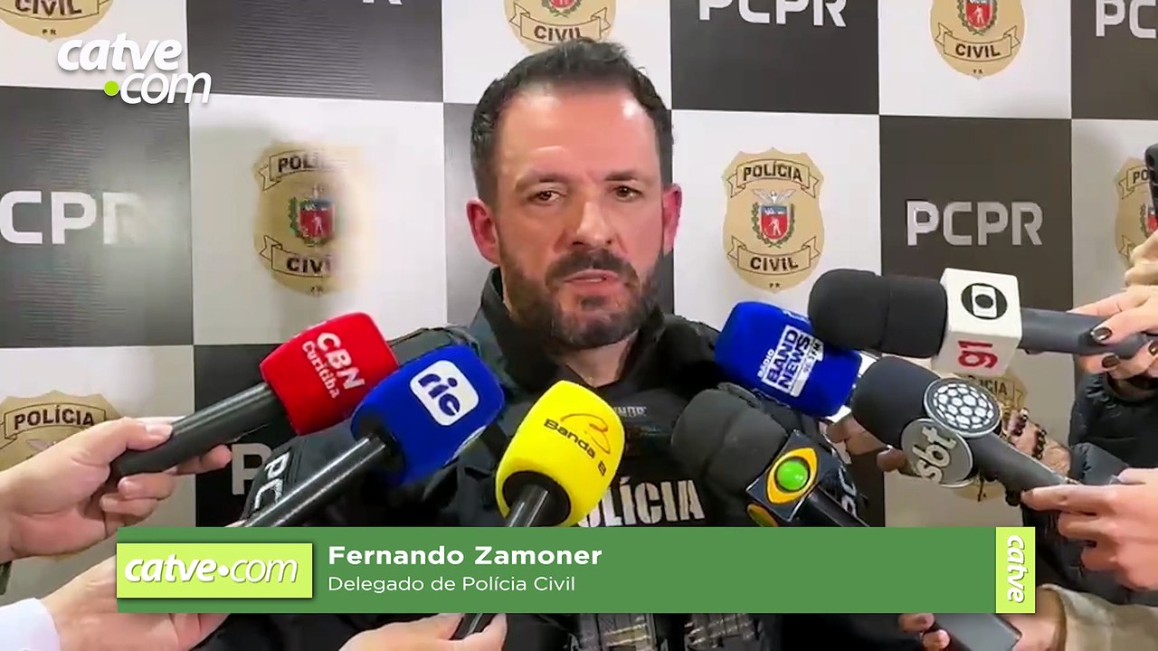 Delegado diz que investigação identificou quatro envolvidos em roubo à joalheria em Curitiba