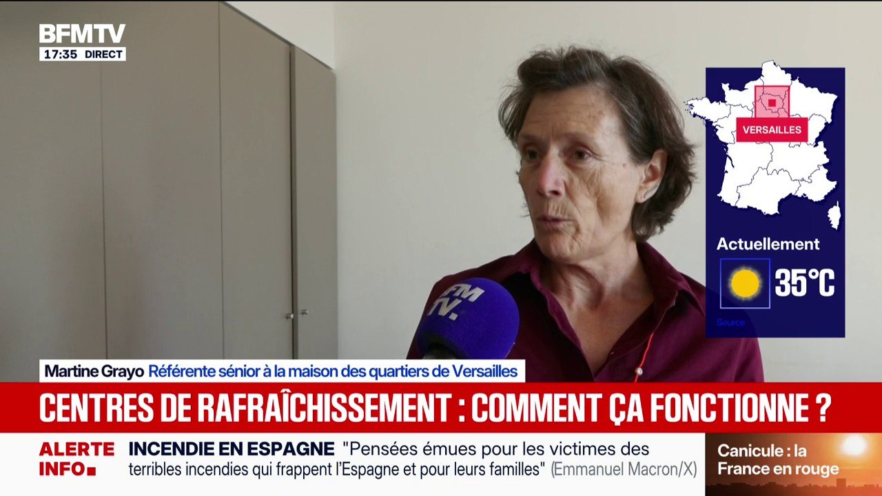 Centres de rafraîchissement: "On accueille tous ceux qui veulent venir et qui ont besoin de prendre le frais", explique Martine Grayo, référente sénior à la maison des quartiers de Versailles