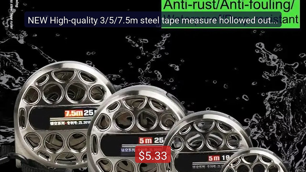 NEW High-quality 3/5/7.5m steel tape measure hollowed out is ... -- Amazing Value 2026 | Must Have!