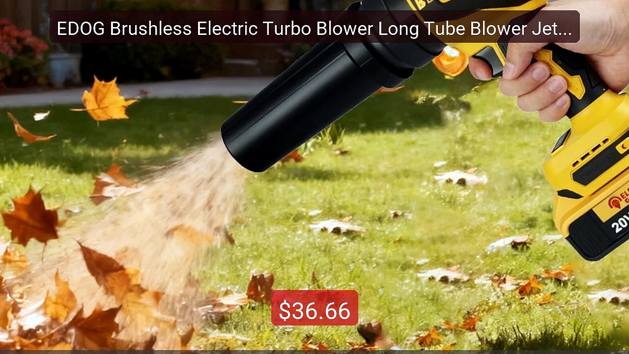 EDOG Brushless Electric Turbo Blower Long Tube Blower Jet Fan... -- Amazing Value 2026 | Must Have!