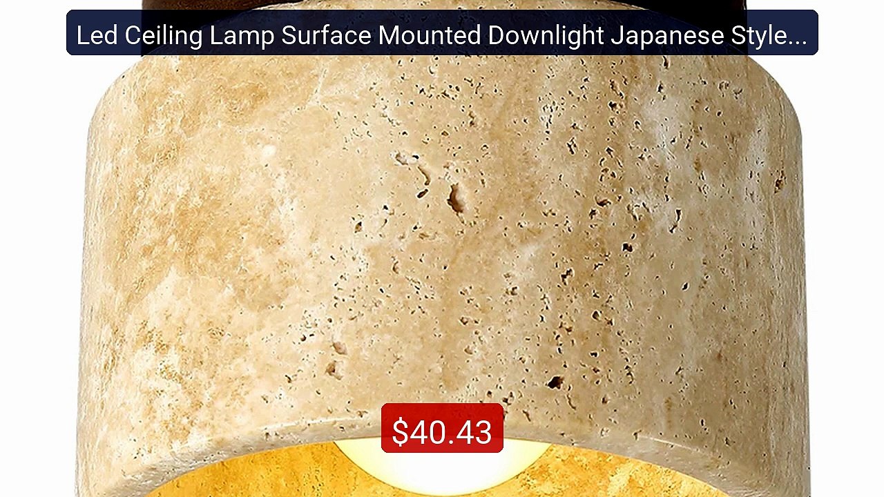 Led Ceiling Lamp Surface Mounted Downlight Japanese Style Sto... -- Amazing Value 2026 | Must Have!