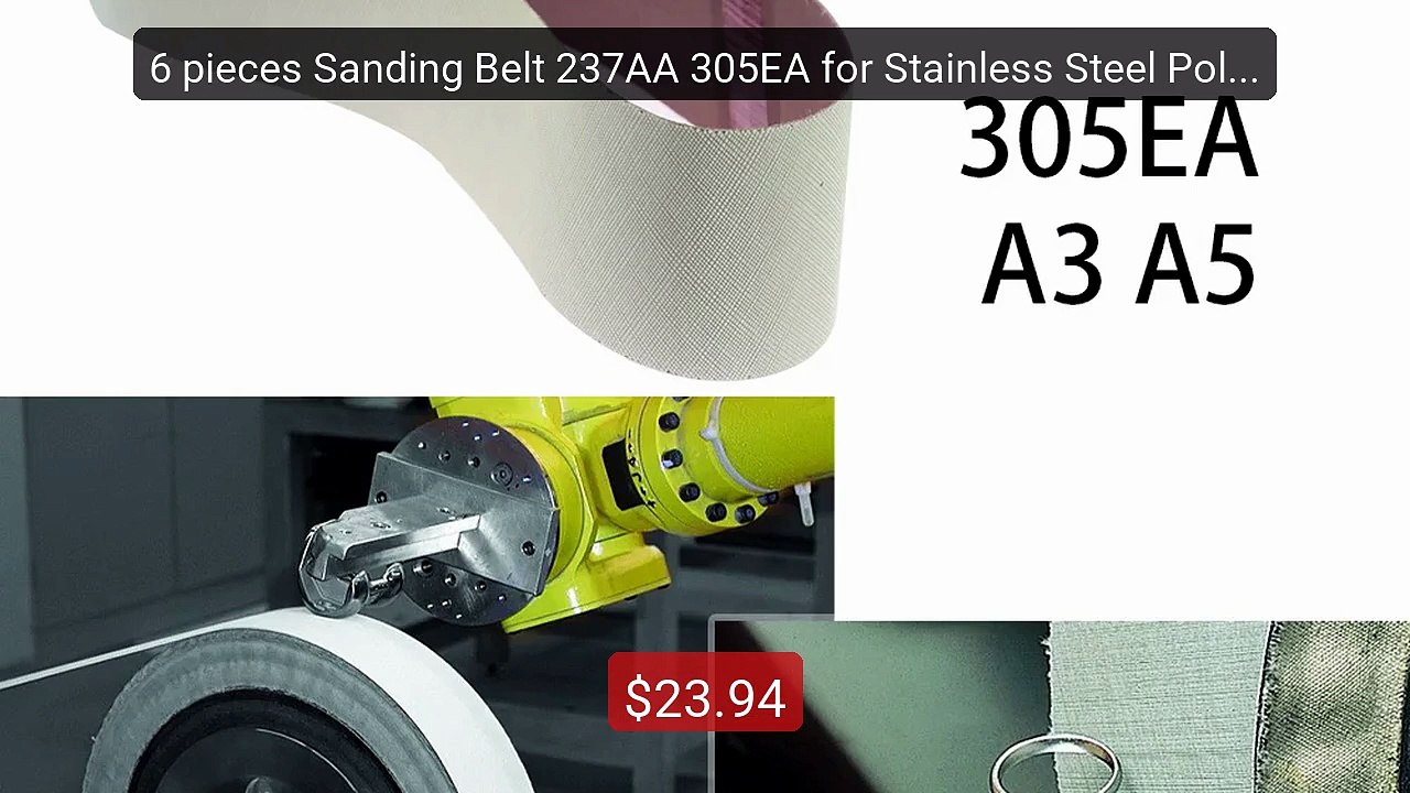 6 pieces Sanding Belt 237AA 305EA for Stainless Steel Polishin... -- Hot Deal 2026 | Limited Offer!