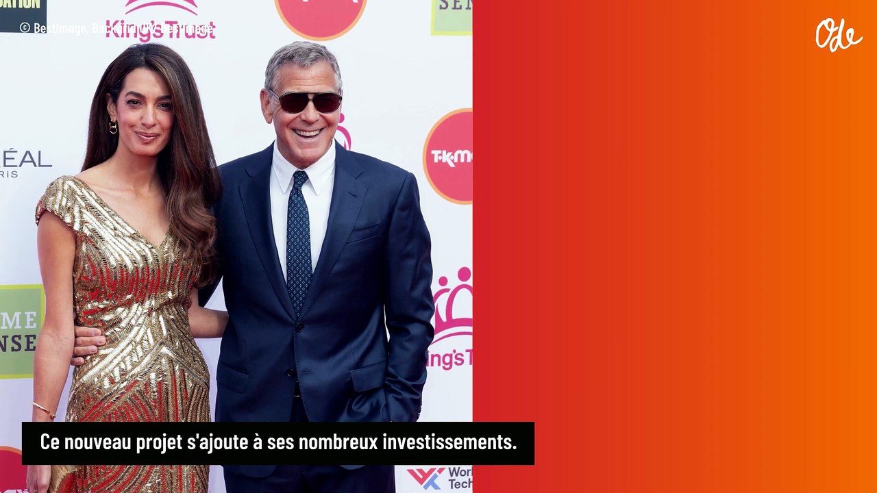 George Clooney : Après avoir tourné la page de sa tequila à un milliard, il se lance dans un nouveau business