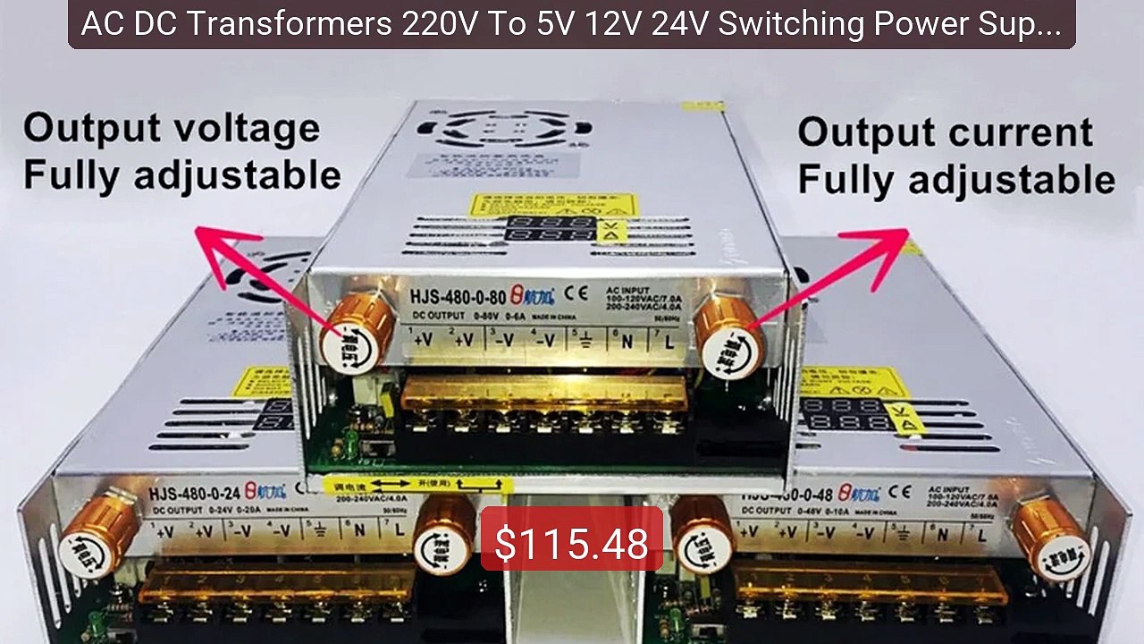 AC DC Transformers 220V To 5V 12V 24V Switching Power Supply Adjust... -- Top Rated 2026 | Buy Now!