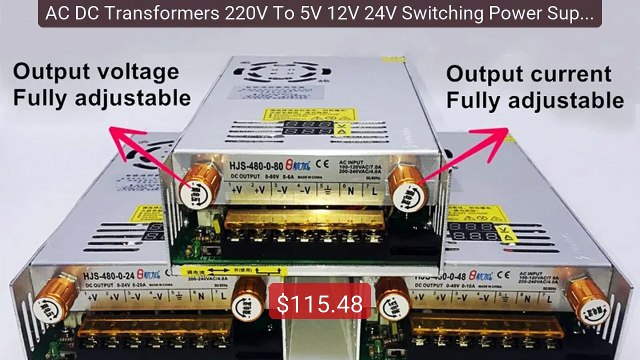 AC DC Transformers 220V To 5V 12V 24V Switching Power Supply Adjust... Top Rated 2026 | Buy Now!
