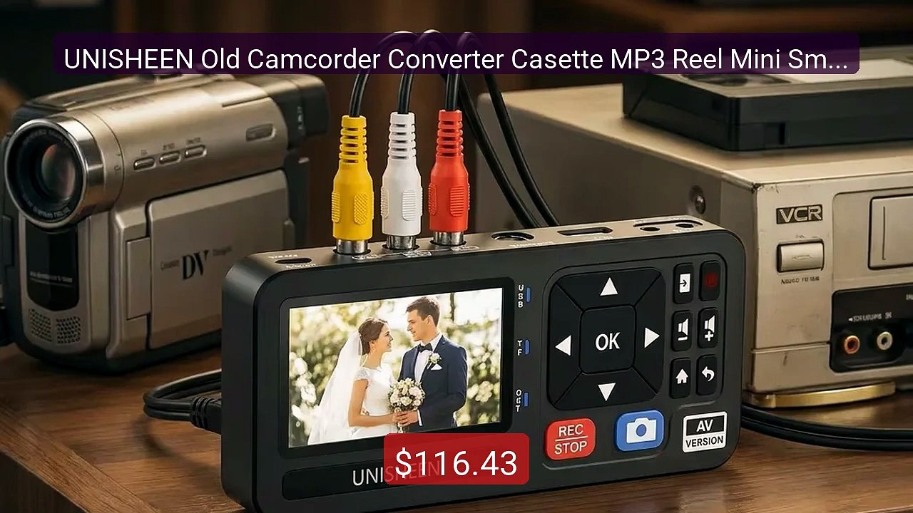 UNISHEEN Old Camcorder Converter Casette MP3 Reel Mini Smal... -- Top Pick 2026 | Unbeatable Price!