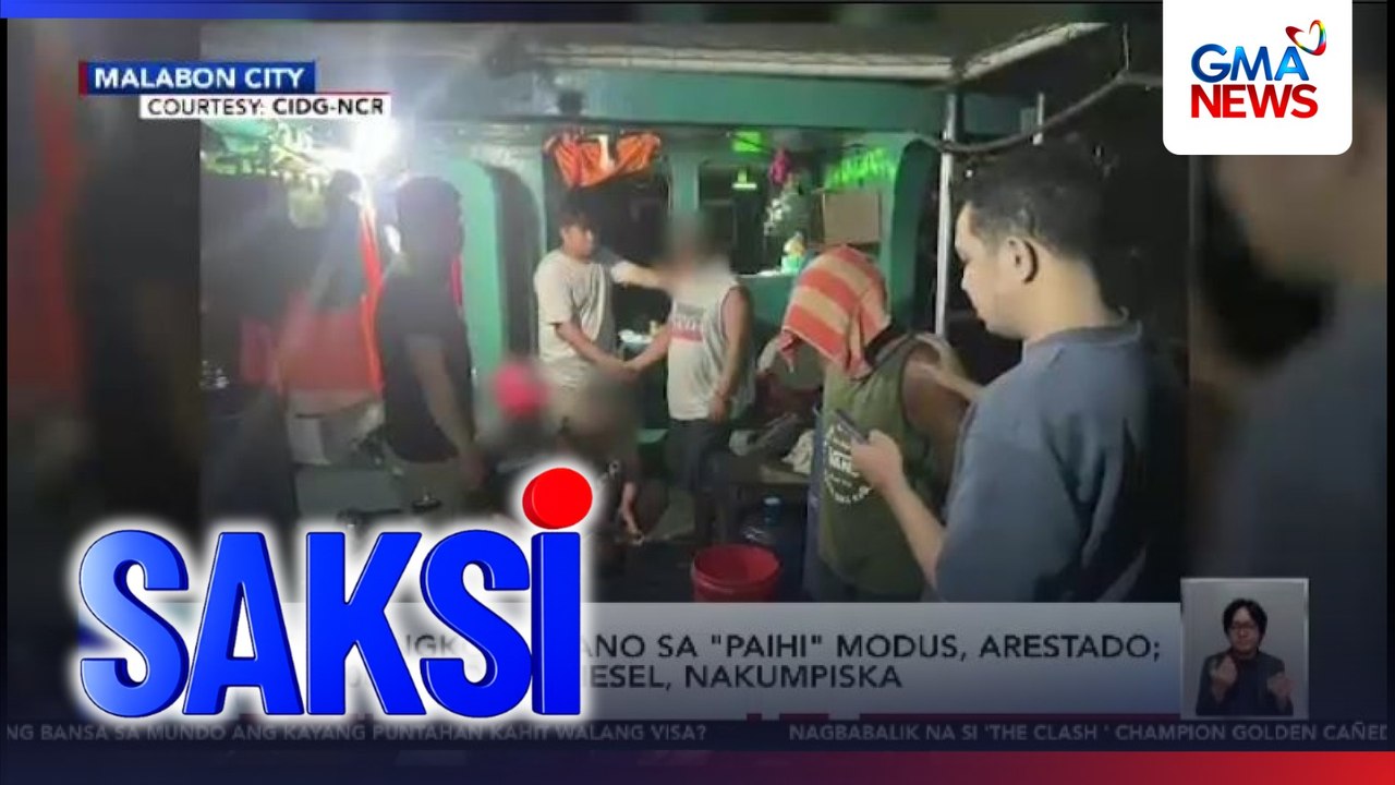 4 na sangkot umano sa "paihi" modus, arestado; 100,000 litro ng diesel, nakumpiska | Saksi