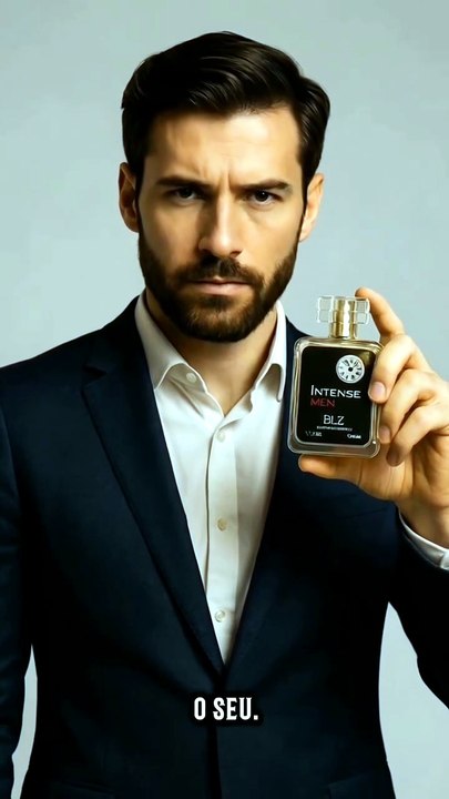 Perfume Sedutor Masculino Intense Men Eau de Toilette 100ml Fragrância Amadeirada Marcante Longa Fixação Conquistador Presente Masculino