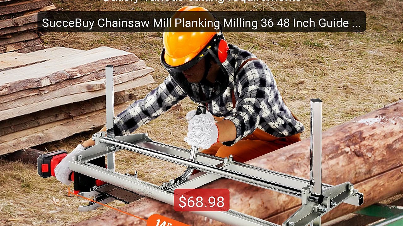 SucceBuy Chainsaw Mill Planking Milling 36 48 Inch Guide Bar W... -- Best Buy 2026 | Great Quality!