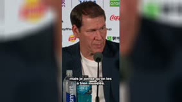 Belgique - Garcia : Trop de coups du sort défavorables pour aller en demi-finales