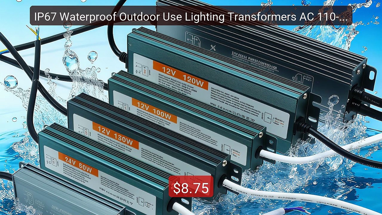 IP67 Waterproof Outdoor Use Lighting Transformers AC 110-250V ... -- Best Buy 2026 | Great Quality!