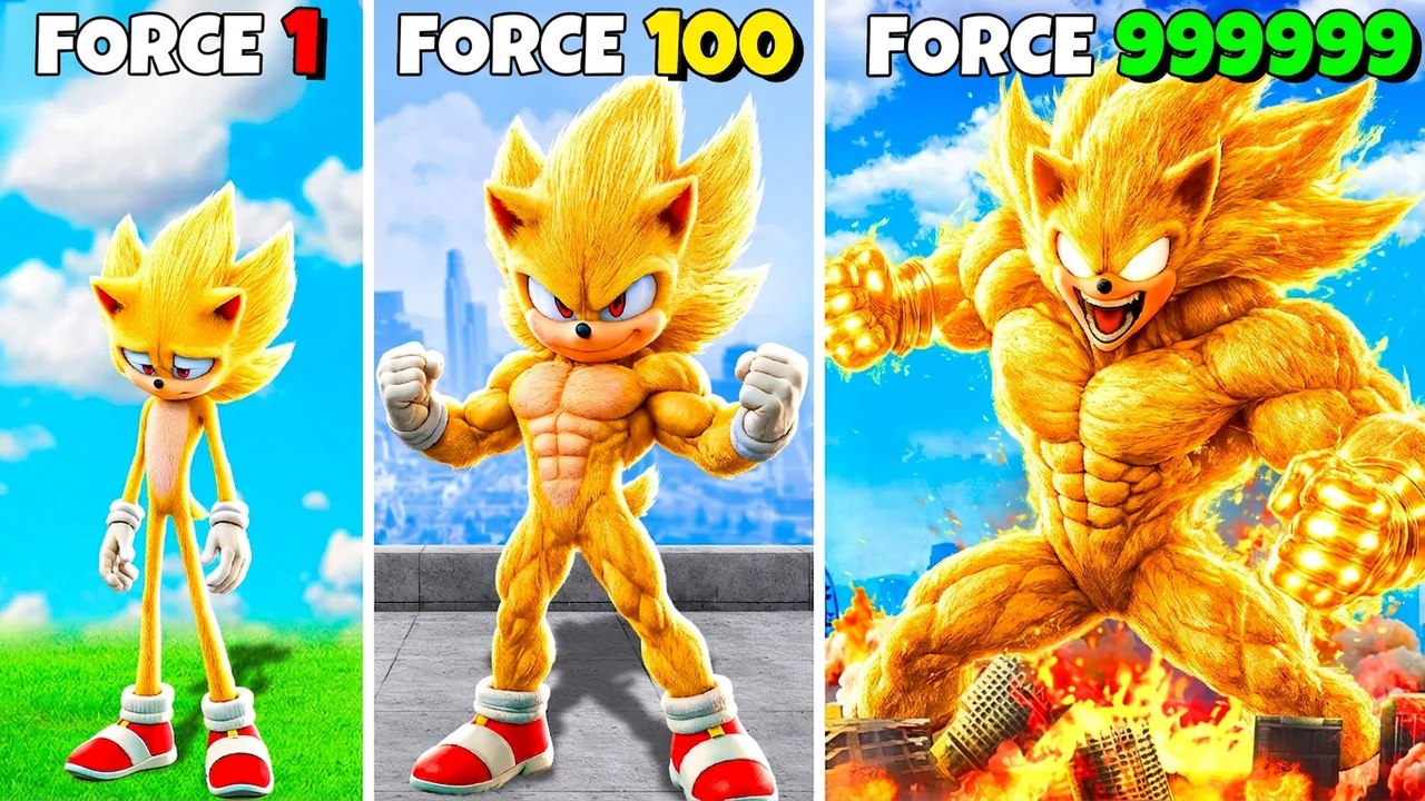 On transforme SUPER SONIC pour qu’il devienne le plus puissant dans GTA 5 ! (mod Sonic le film)