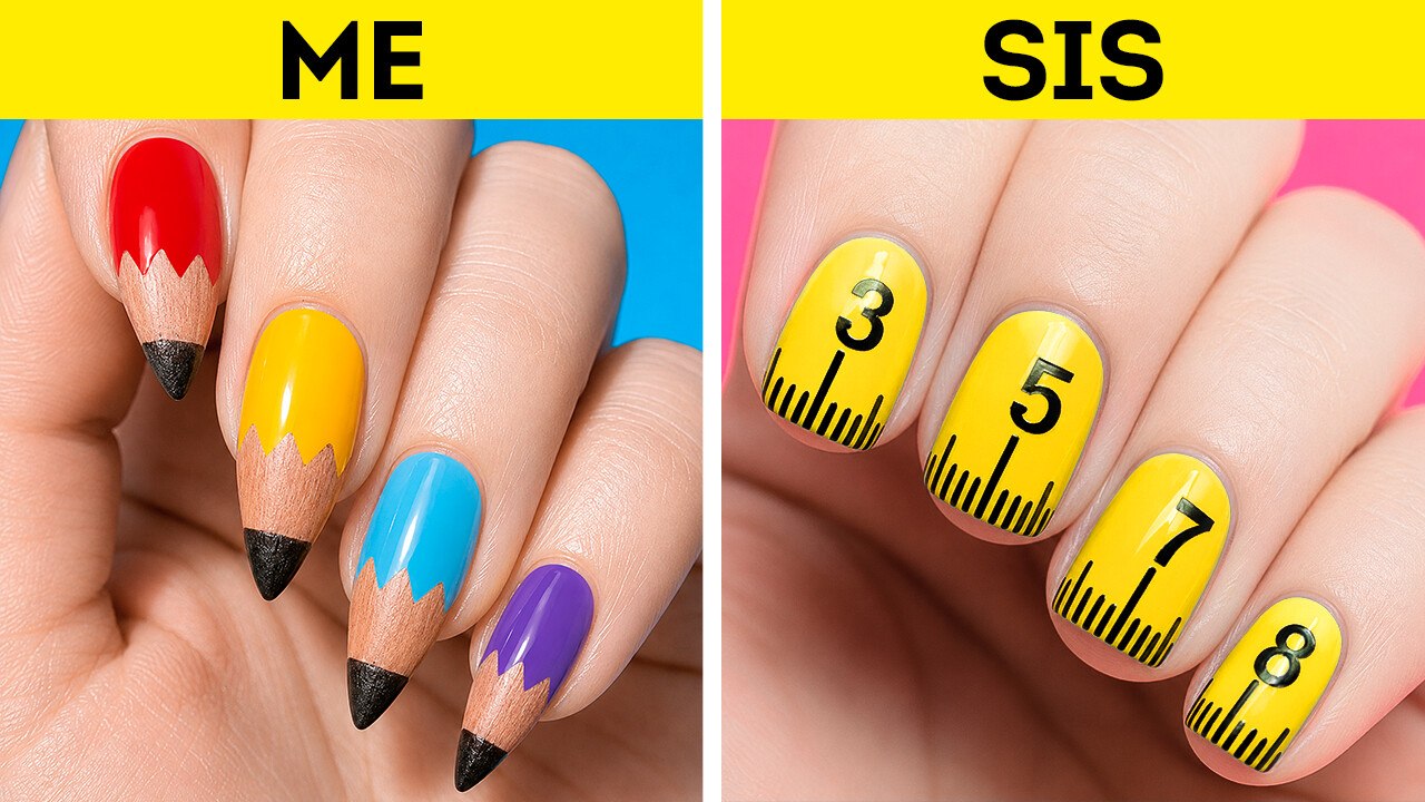 Idées créatives pour des ongles colorés et des accessoires amusants pour la rentrée