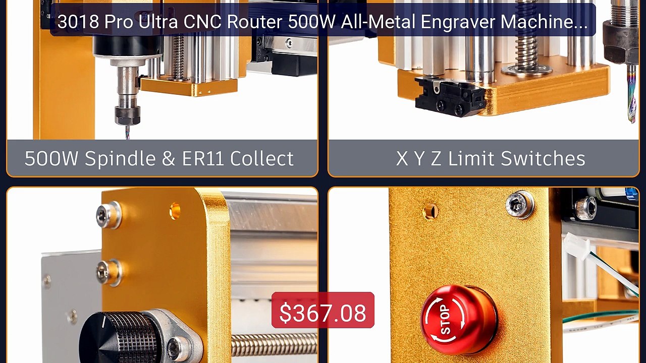 3018 Pro Ultra CNC Router 500W All-Metal Engraver Machine Limit Sw... -- Best Deal 2026 | Shop Now!
