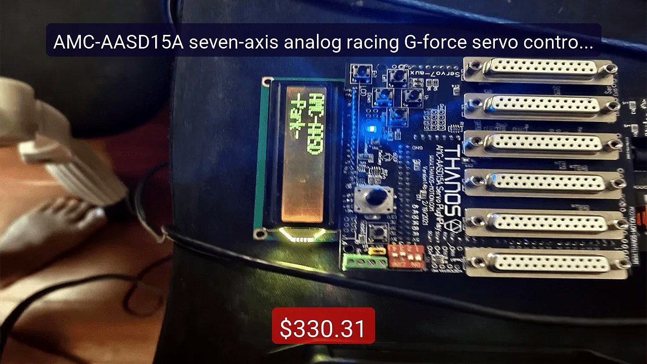 AMC-AASD15A seven-axis analog racing G-force servo controller -- Amazing Value 2026 | Must Have!