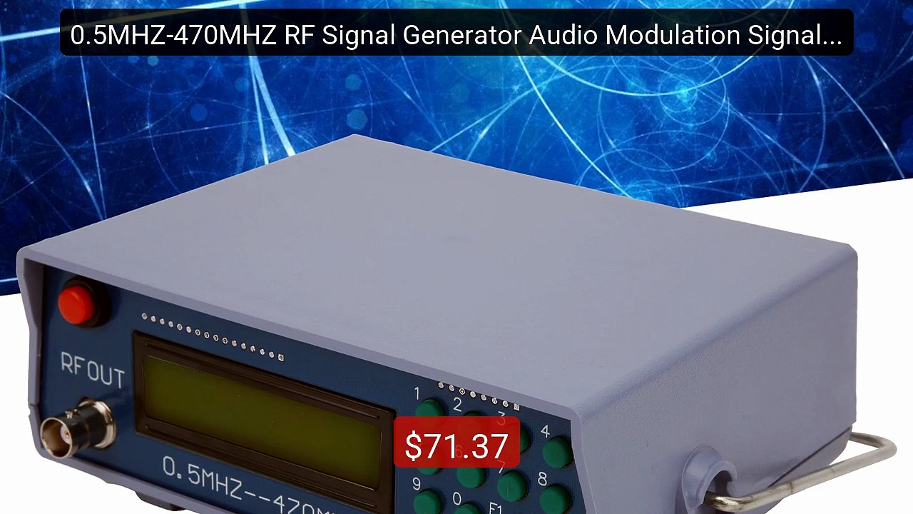0.5MHZ‑470MHZ RF Signal Generator Audio Modulation Signal Source Co... -- Top Rated 2026 | Buy Now!