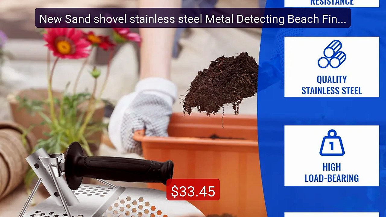New Sand shovel stainless steel Metal Detecting Beach Finds Sc... -- Hot Deal 2026 | Limited Offer!
