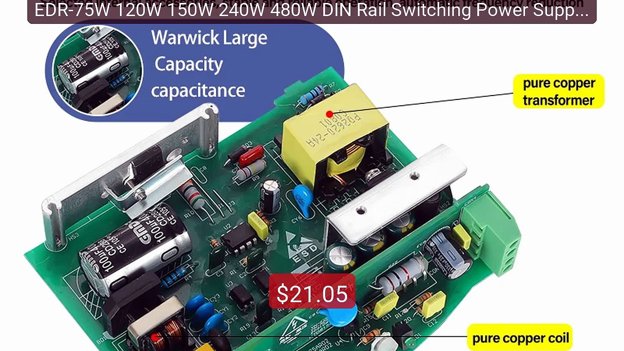 EDR-75W 120W 150W 240W 480W DIN Rail Switching Power Supply 12V 24... -- Best Deal 2026 | Shop Now!