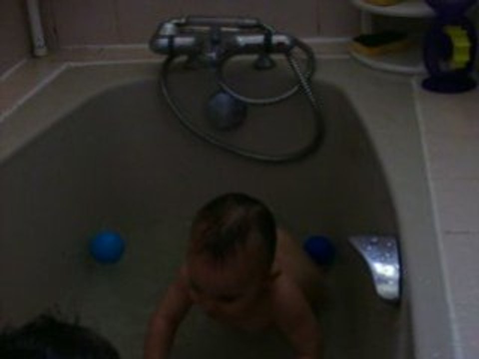 dans le bain