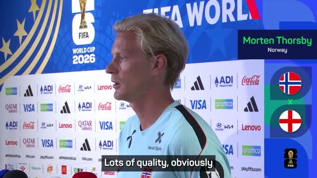 Norway can match England's qualities everywhere - Thorsby