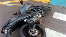 Motociclista fica ferido após batida entre motos em cruzamento de Toledo