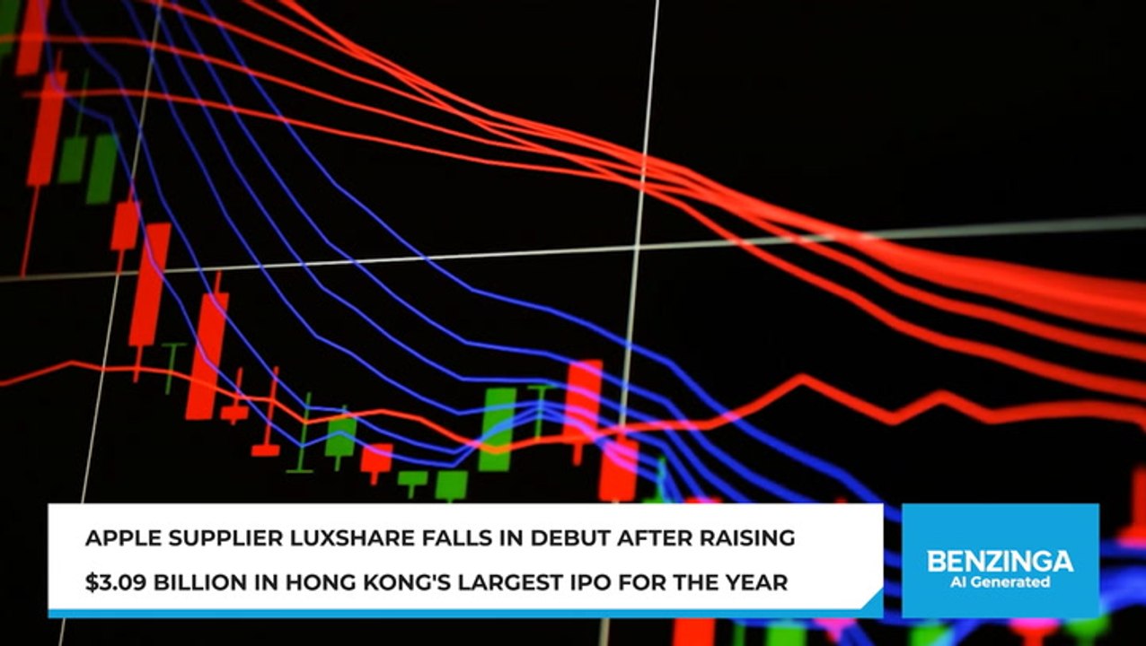 Luxshare Slips in HK Debut