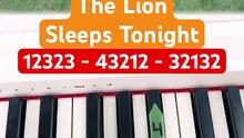 🦁 The Lion Sleeps Tonight - Piano Tutorial 🎹🔥