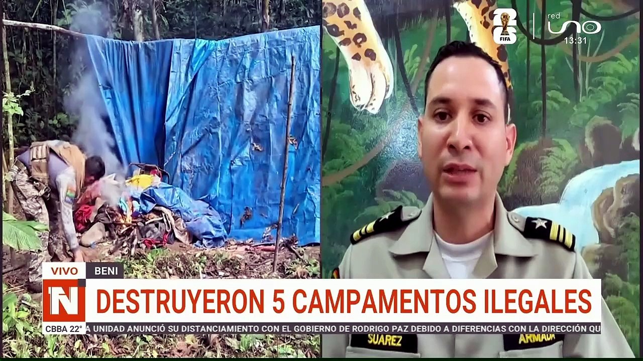 Destruyeron cinco campamentos de minería ilegal