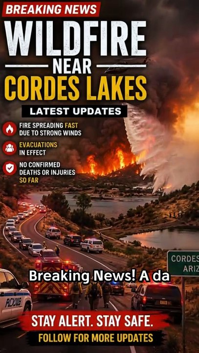 Cordes Lakes Wildfire Update | Arizona Fire Spreads Fast | Evacuations & Latest News