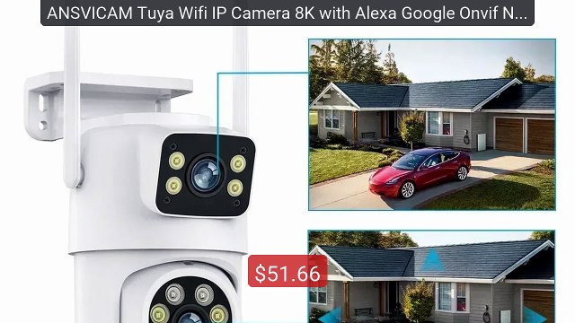 ANSVICAM Tuya Wifi IP Camera 8K with Alexa Google Onvif NVR... Top Pick 2026 | Unbeatable Price!