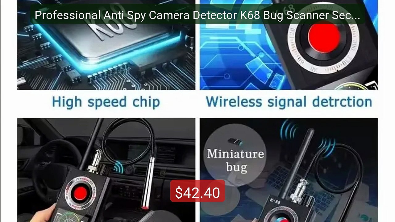 Professional Anti Spy Camera Detector K68 Bug Scanner Security... -- Hot Deal 2026 | Limited Offer!