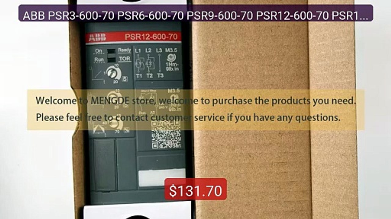 ABB PSR3-600-70 PSR6-600-70 PSR9-600-70 PSR12-600-70 PSR16-60... -- Amazing Value 2026 | Must Have!